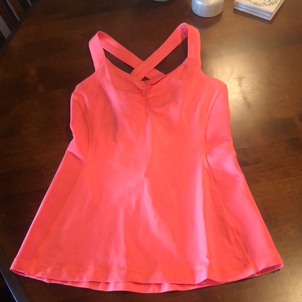 Orange/Pink Lululemon Tank Top